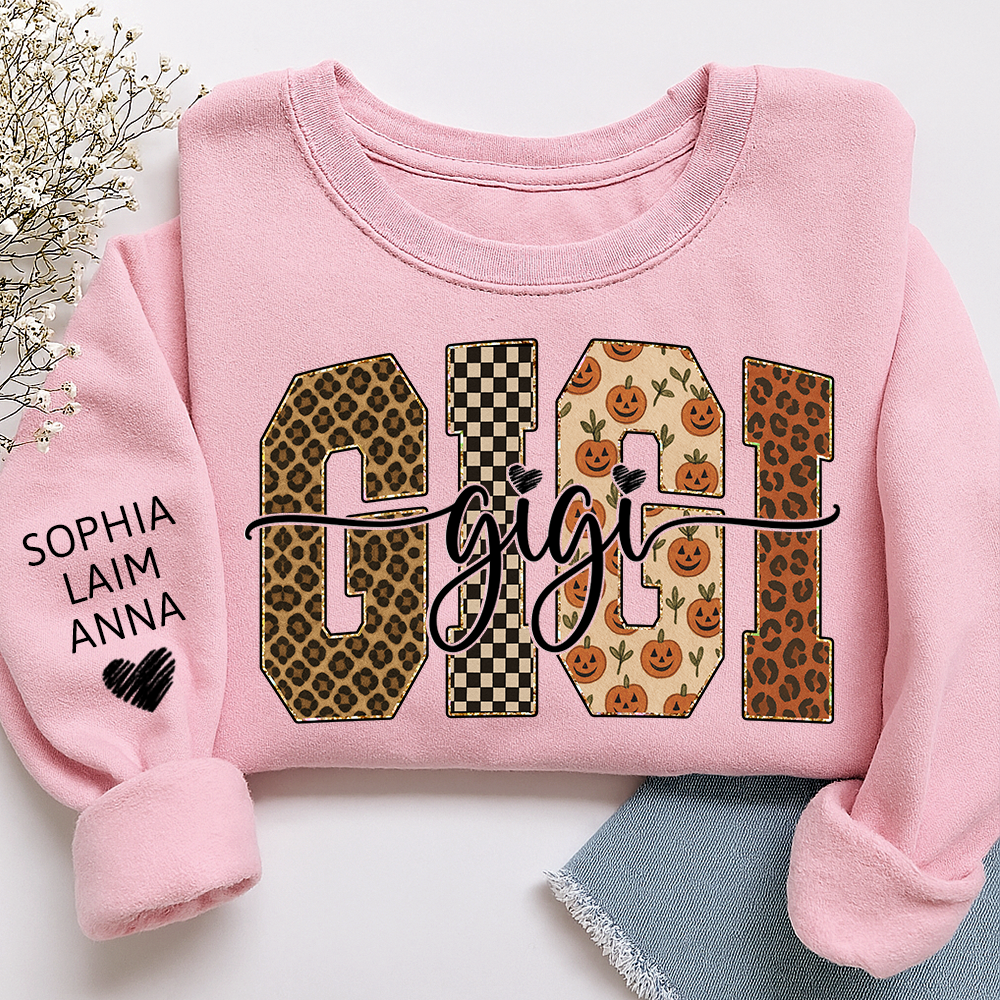 Bible Pumpkin Leopard Gigi Gifts, Custom Gifts for Gigi And Kids