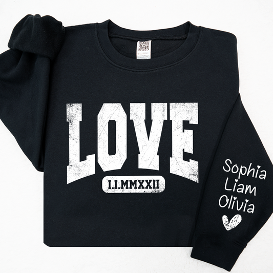 Love Valentine's Day Custom Grandma And Kids LTP01
