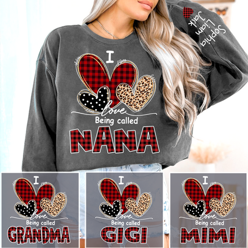 Custom I Love Being Called Mimi Sweatshirt, Grandma Shirt with Kids Names, Mother's Day Gift for Grandma