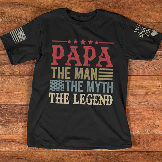 Papa The Man The Myth The Legend And Kids ltp