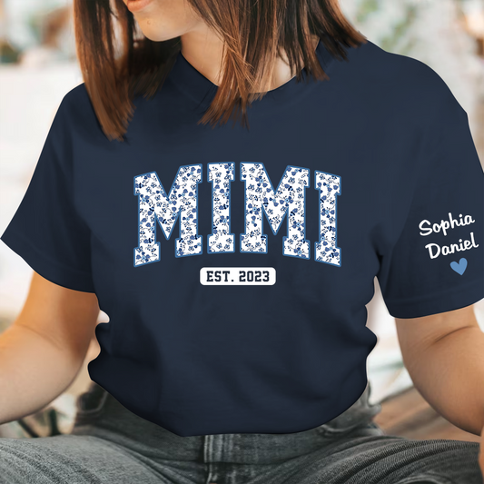 Custom Mimi Est Flower Pattern TH T-Shirt
