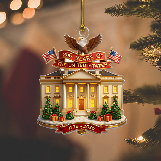 White House Christmas Ornament 2026 – 250 Years of the United States Patriotic Decoration 1776–2026