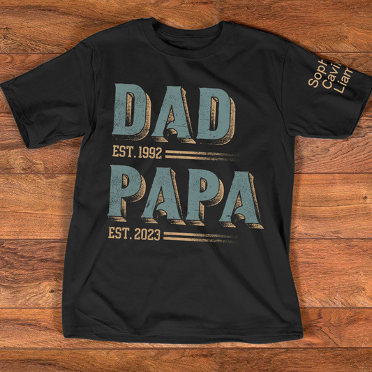 Personalized Dad Grandpa Est With Kids Father's Day