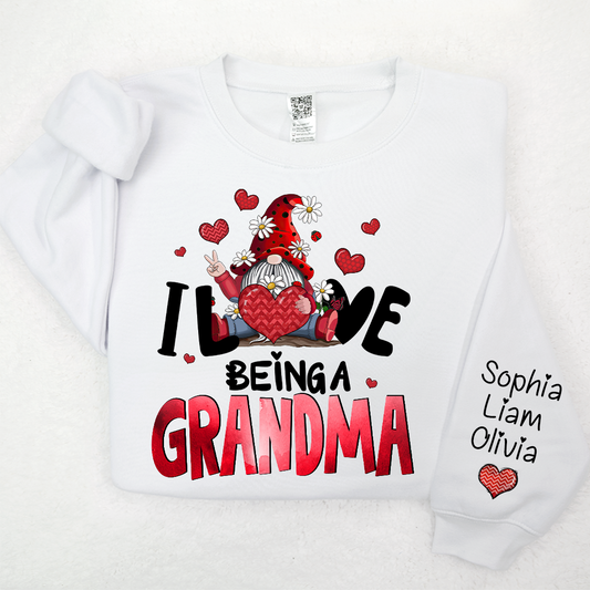 Valentine I Love Being A Grandma And Kids LTP01