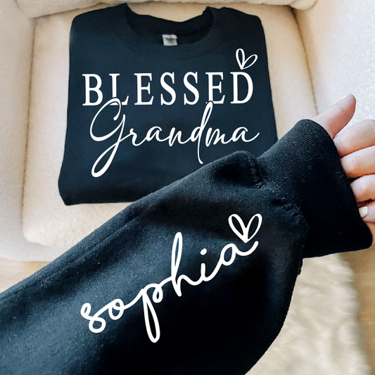 Custom Blessed Grandma And Kids LTP01