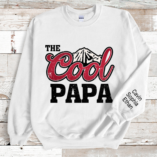 The Cool Papa And Grandkids Sweatshirt