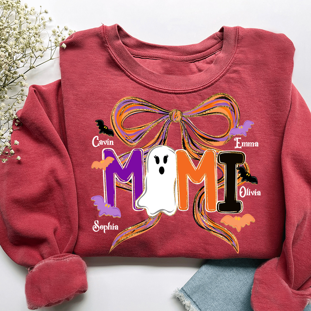 Boo Mimi, Halloween Spooky Coquette For Gift Grandma And Kids