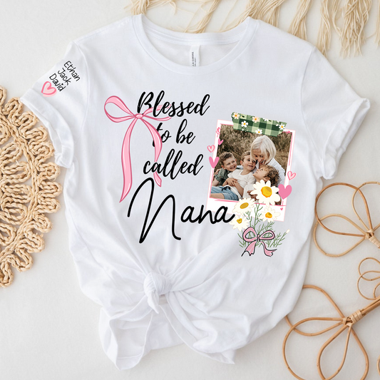 Custom Mother's Day Design Blessed To Be Called, Grandma Plant Seeds Of Love For Gift Nana And Kids