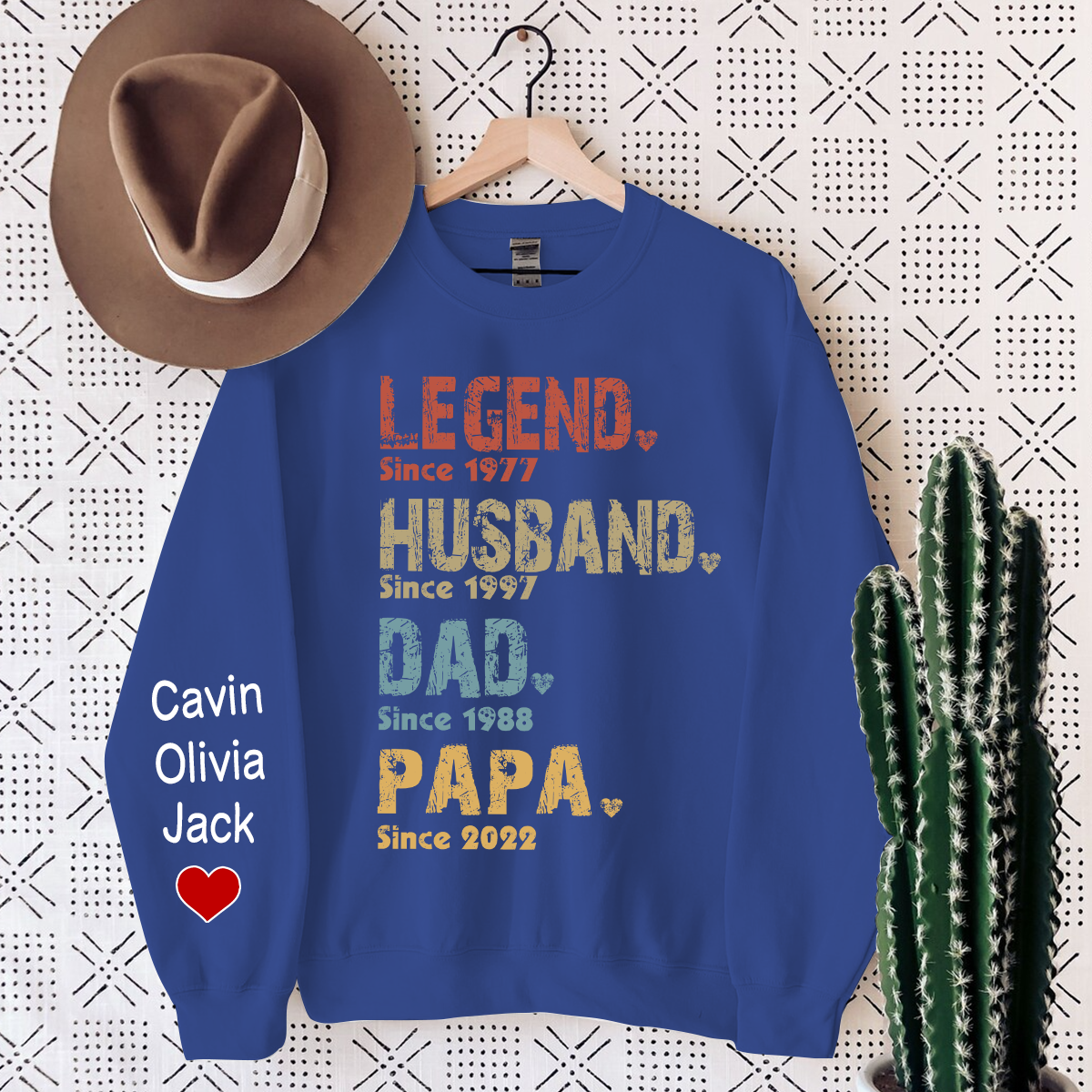 Personalized Legend Husband Dad Papa, Gift For Grandpa Sweatshirt