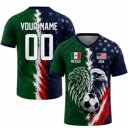 Custom National Soccer Jersey 2026 for Men Women Kids, Personalized Flag Design Name Number Gift for Fans Jerseys