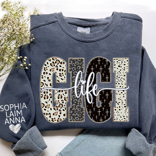 Custom Gigi Life Leopard Bible Style Design, Custom Gift For Gigi And Her Grandchildren