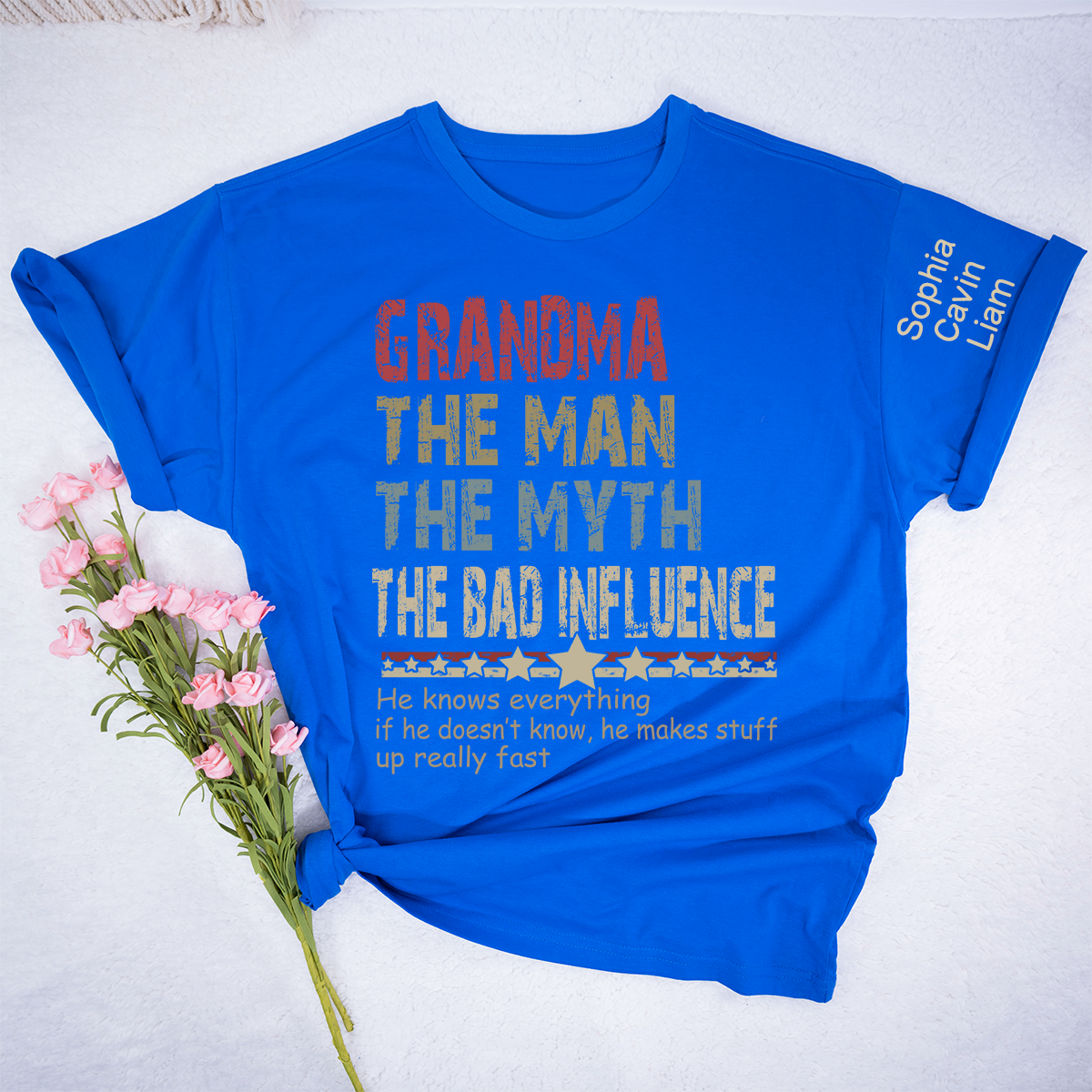 Custom Grandma Legend Influence T-Shirt