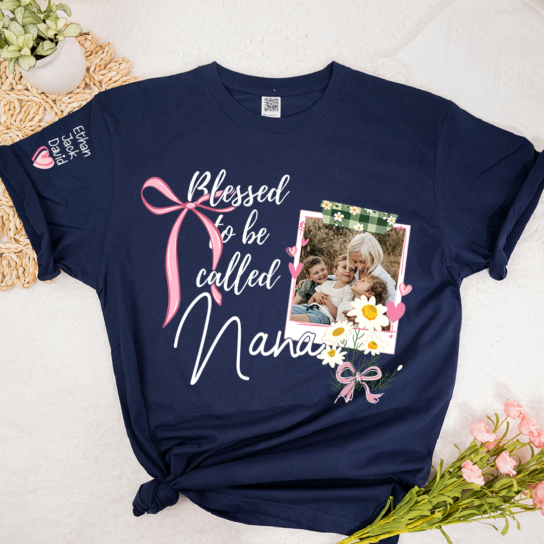 Custom Mother's Day Design Blessed To Be Called, Grandma Plant Seeds Of Love For Gift Nana And Kids
