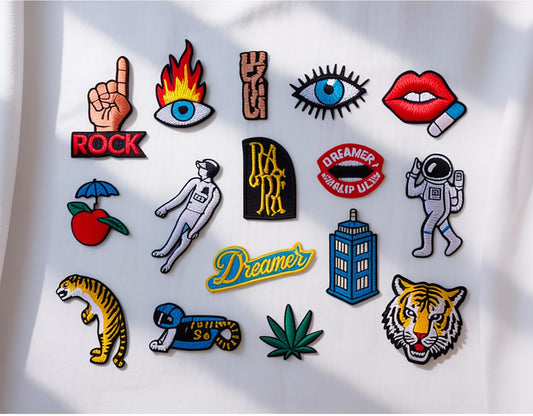Custom Embroidered Patches – Personalized Logo, Image, or Text, Iron-On/Sew-On/Hook & Loop, 2"–11" for Clothing & Hats