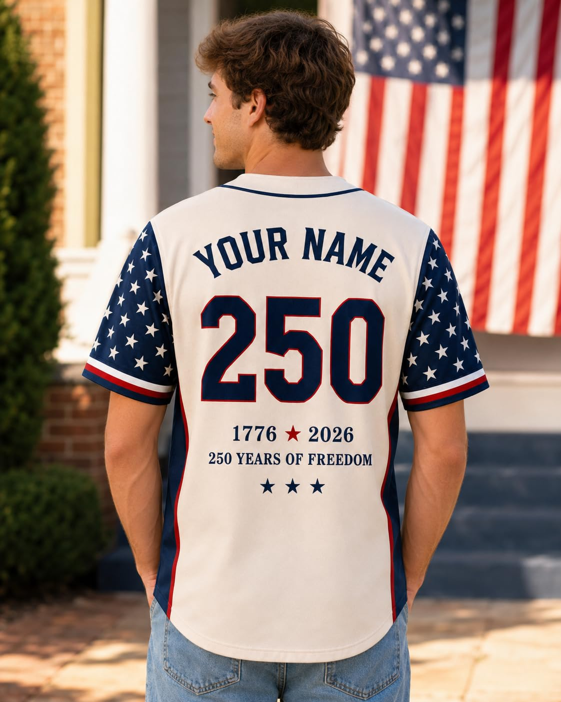 Personalized Descendant of a Patriot Shirt – Custom Name America 250th Anniversary 1776-2026 USA Patriotic T-Shirt V2