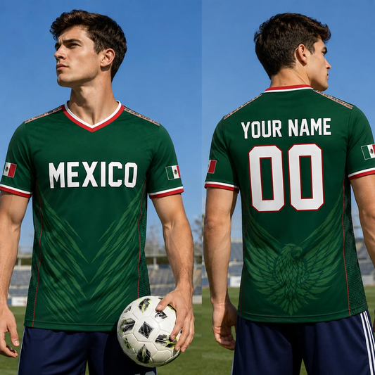 Custom Soccer Jersey 2026, Personalized Team Shirt for Men Women Kids, National Country Style Soccer Fan Jersey V3