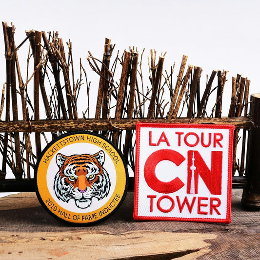 Customized Embroidered Patches – Design Your Own Logo, Iron-On or Sew-On Hook & Loop for Clothes & Backpacks