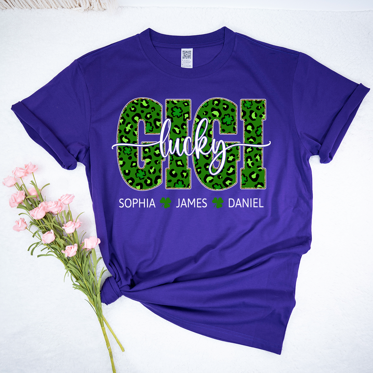 Lucky Gigi Shirt St Patrick’s Day, Personalized Gigi Shamrock Name Shirt
