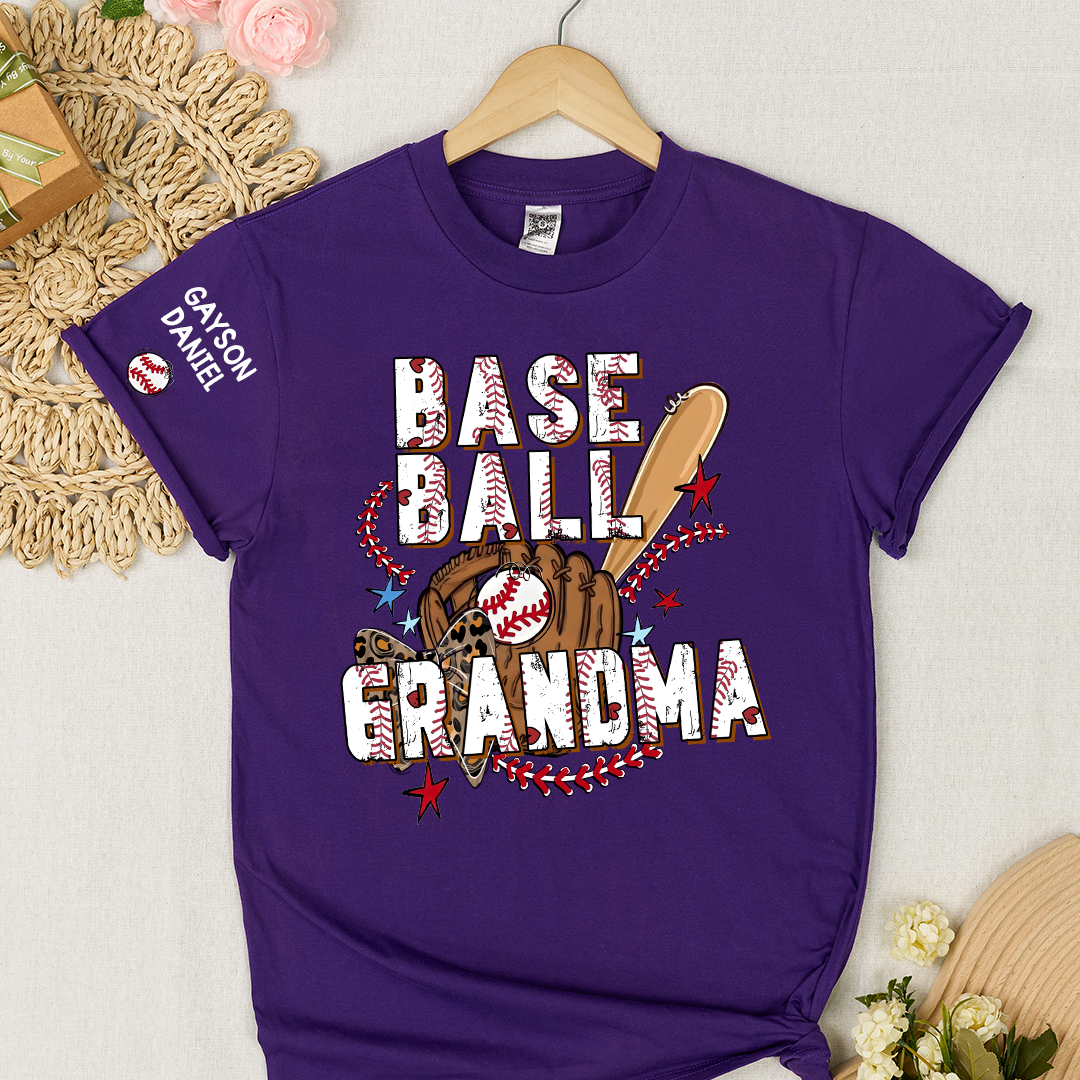 Baseball Mimi Game Day, Personalized Grandma and Grandkids T-shirt