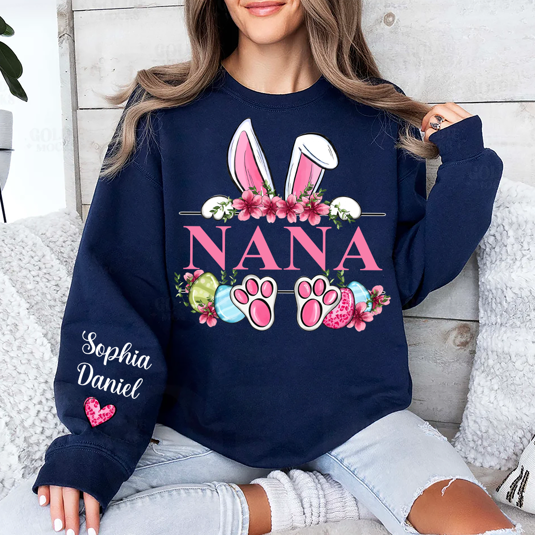 Grandma Bunny And Grandkids Easter Days Sweatshirt
