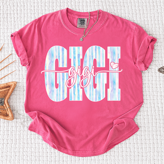 Comfort Colors® Gigi Shirt for Grandma, Summer Grandma Tee, Cute Family Gift for Gigi, Mother's Day Shirt for Grandmother