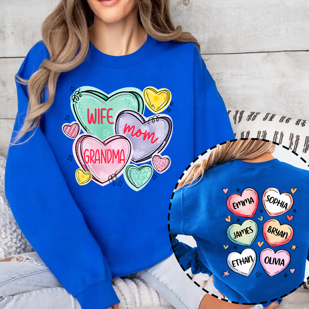 Custom Grandma Sweatshirts Heartwarming Designs for Grandmas Sweatshirt