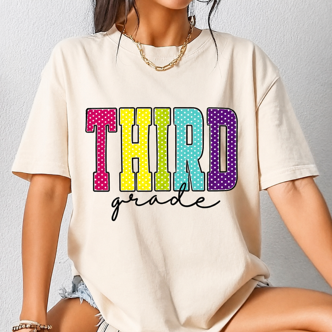 Personalized Custom Grade T-Shirt – Add Your Grade Tee