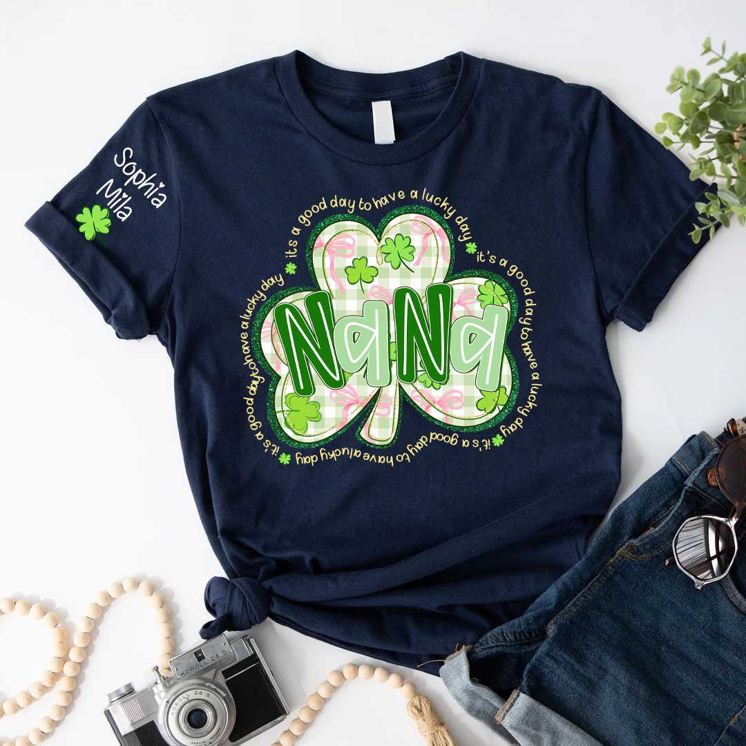 It's A Good Day To Have A Lucky Day, St Patricks Day Grandma and Grandkids Personalized