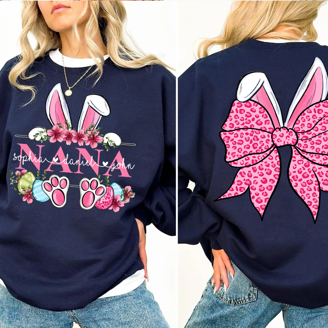Nana Bunny And Grandkids Easter Days Sweatshirt