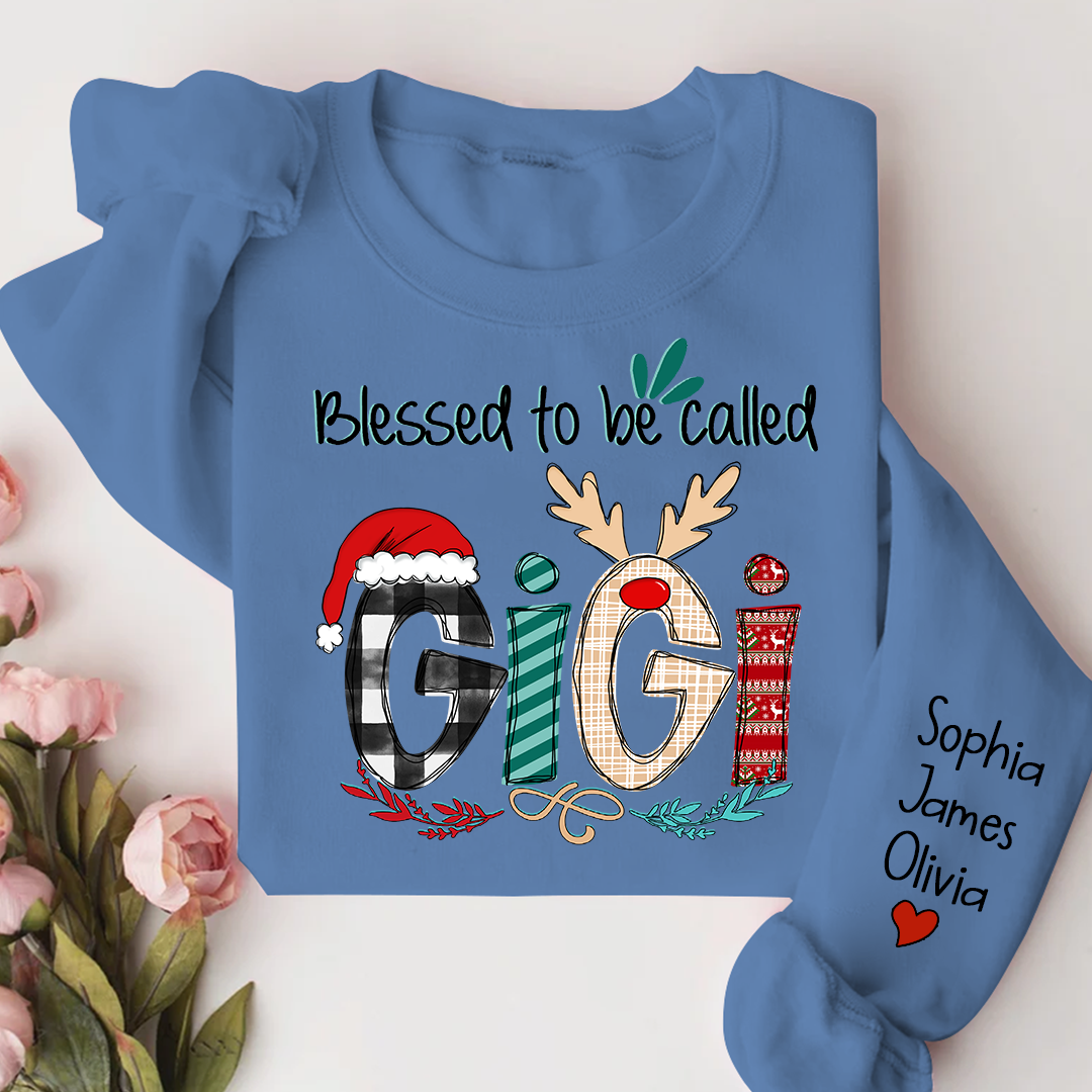 Blessed to be called Gigi And Grandkids Sweatshirt