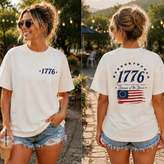 Vintage 1776 Patriotic Shirt, Betsy Ross American Flag Tee, Red White Blue Independence Day Shirt for Adults, 250th Anniversary Shirt