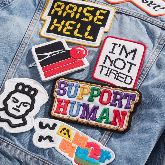 Custom Embroidered Patch, Personalized Logo Patches, Custom Image Text Patch for Jackets, Iron On Sew On Hook & Loop Patch, Business Team Group Gift