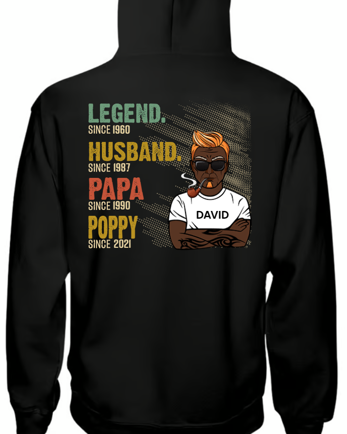 Legend Husband Dad Grandpa Art, Father's Day Gifts