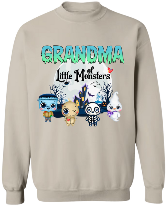 Halloween Grandma Little Of Monsters With Grandkids Cute