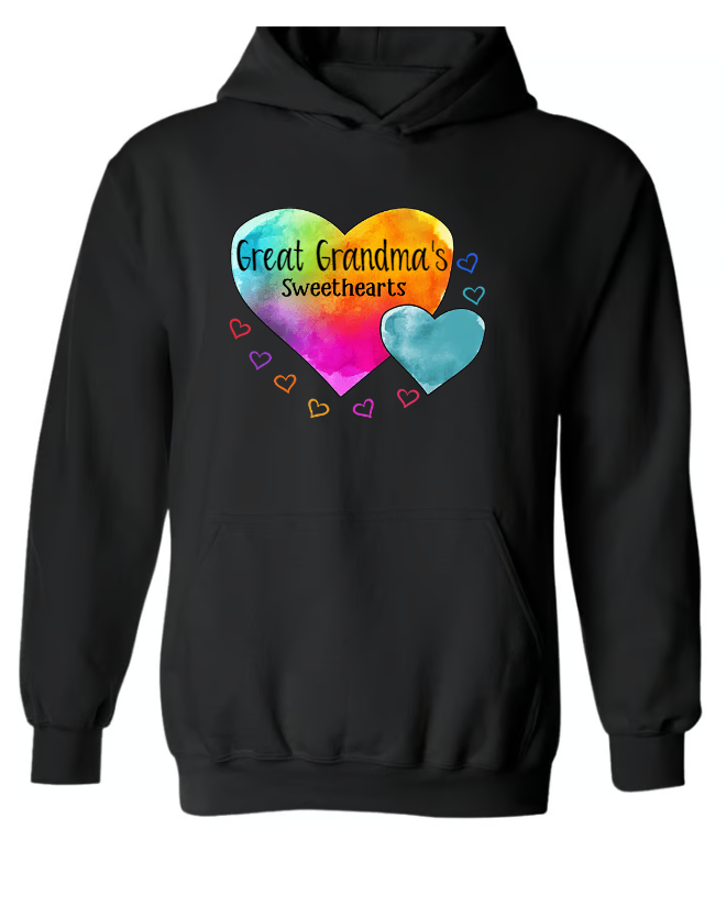 Personalized Grandma Heart Color Lovely
