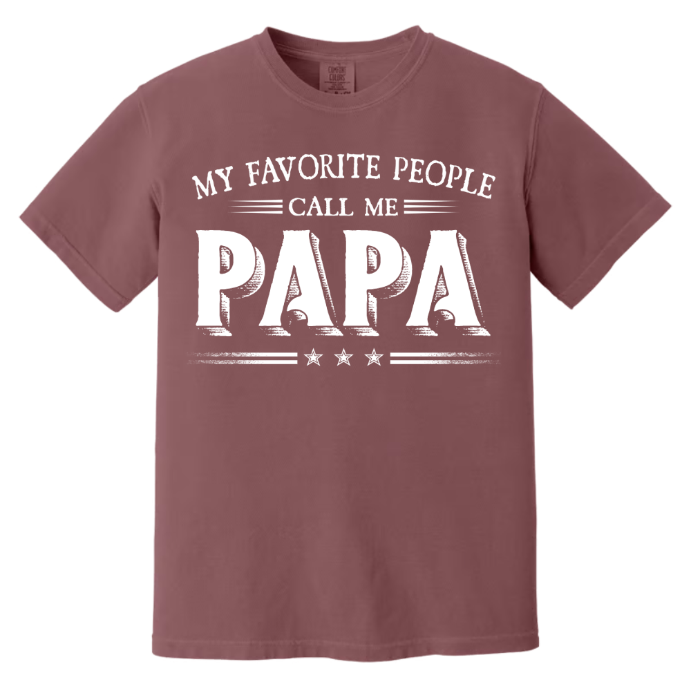 My Favorite People Call Me Papa With Kids Father's Day