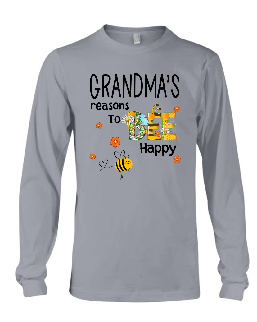 Personalized Grandma And Grandkids Daisy Honey Bee