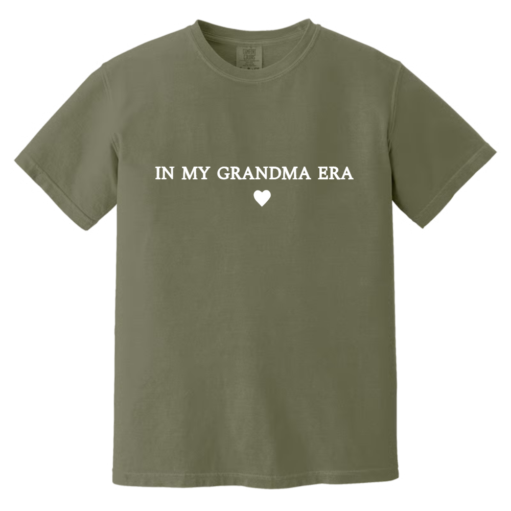 In My Grandma Era Shirt, Nana Gift, Gift For Grandma Comfort Colors Shirt