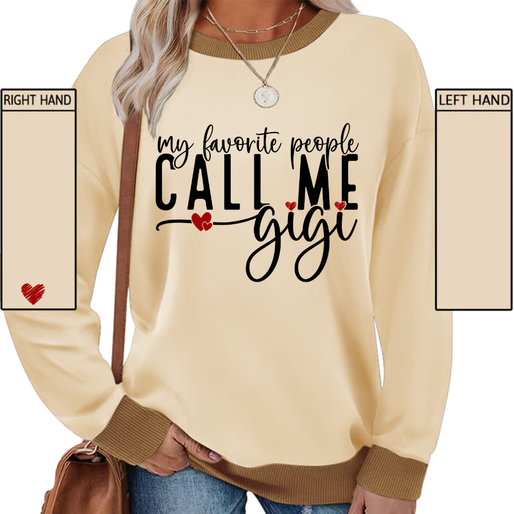 My Favorite People Call Me Gigi And Kids Custom Sweatshirt MIX 2025