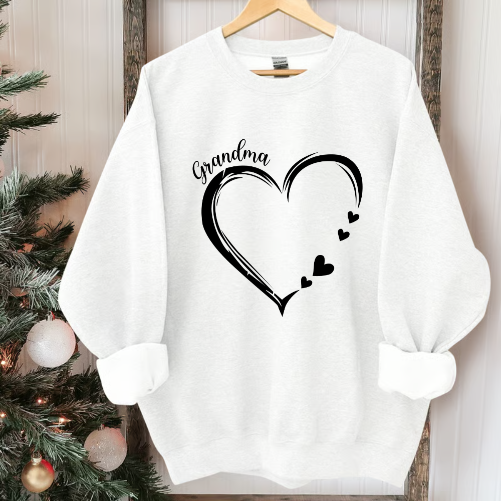 Grandma and Grandkids Hearts Color, Gift For Grandma