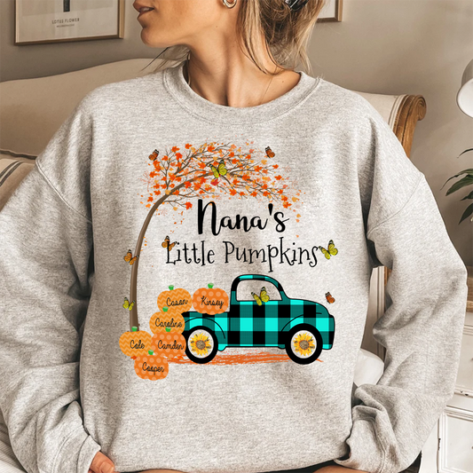 Nana's Little Pumpkins with Grandkids Names