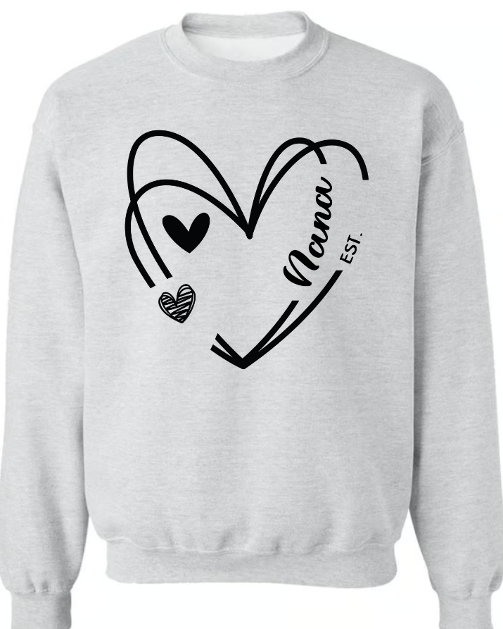 Nana And Kids Est Year Personalized CTH01