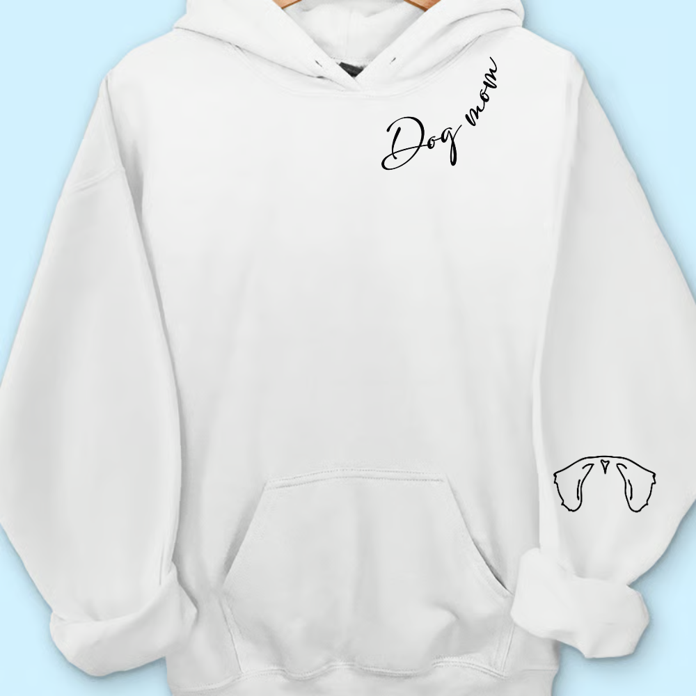 Dog Personalized Custom Unisex Sweatshirt With Design On Sleeve