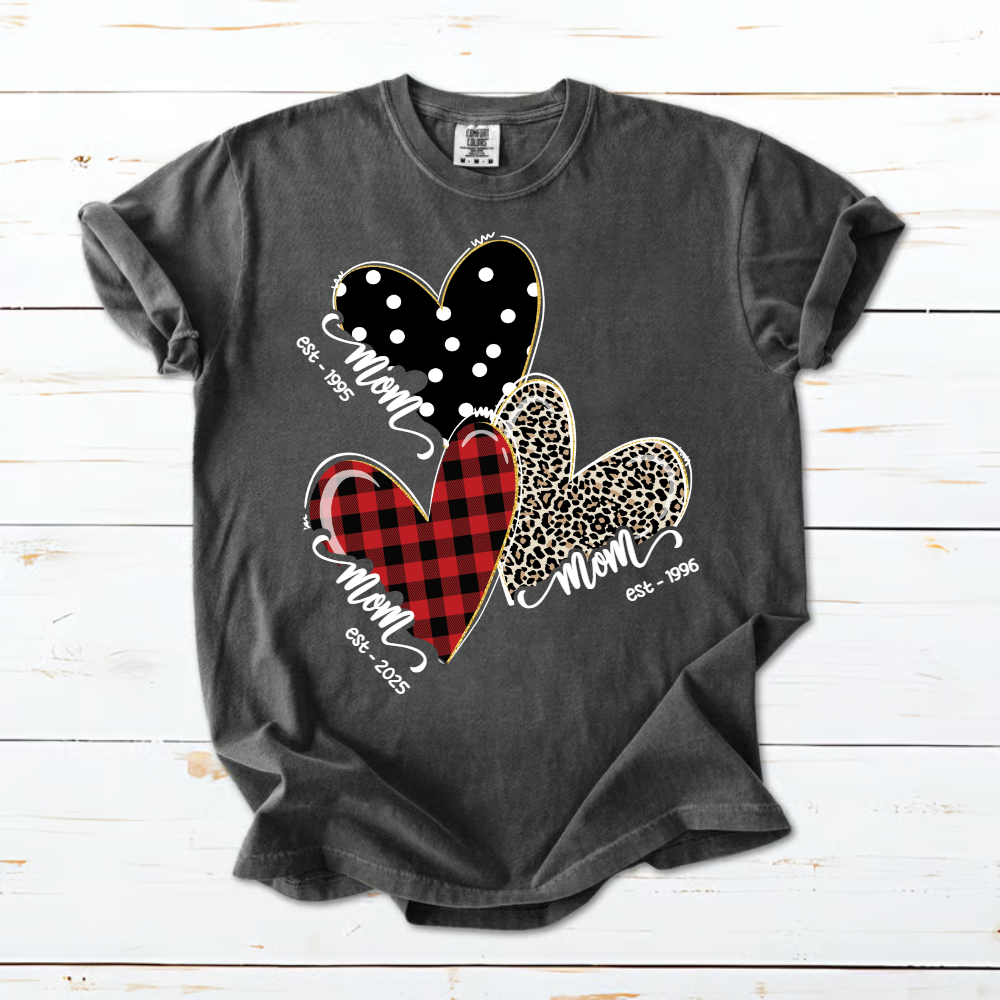 Wife Mom Nana Triple Heart Valentine