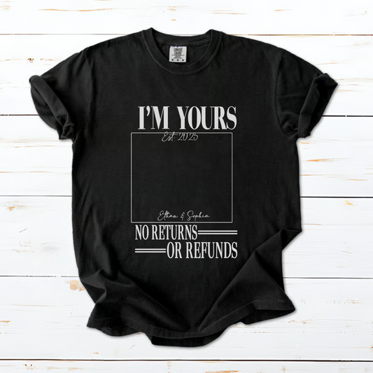 Personalized Couple Photo T Shirt, Custom Romantic Picture Tee with Names and Year, Vintage Style Unisex Shirt for Anniversary Valentine Wedding Gift