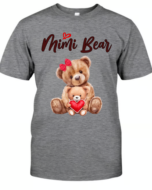 Mimi Bear Shirt, Custom Grandma With Kids, Mother's Day TH