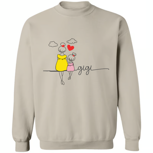 Custom Gigi And Grandkids Art Sweatshirt