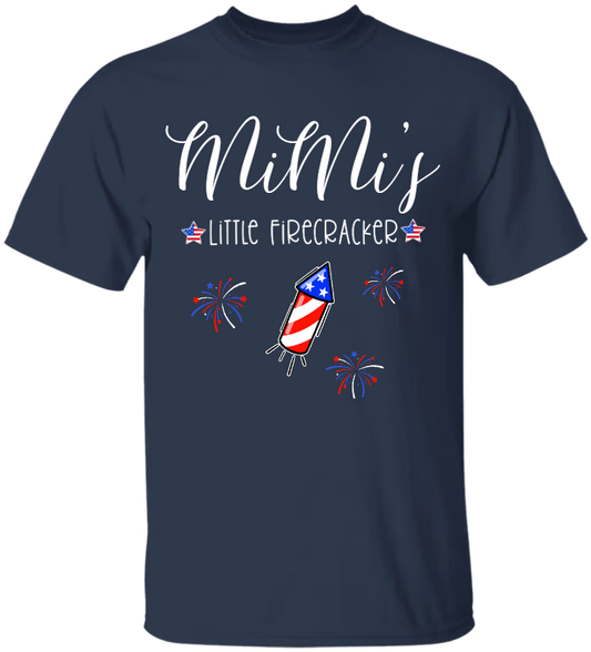 Mimi's Little Firecrackers 4th Of July, Custom Grandma With Kids V2 TH