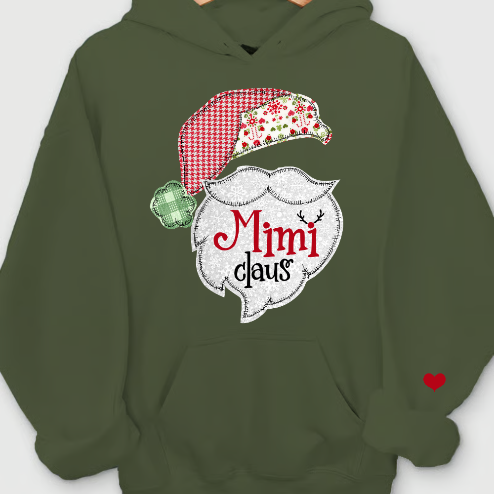 Mimi Flower Pattern Sweatshirt, Custom Grandma With Kids, Grandma Gift TH Sweatshirt