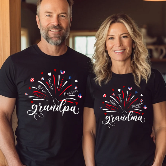 Grandpa Grandma Firework America